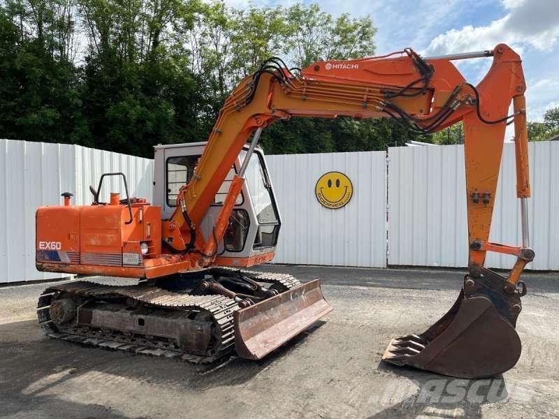 Hitachi EX60 Pásové rýpadlá