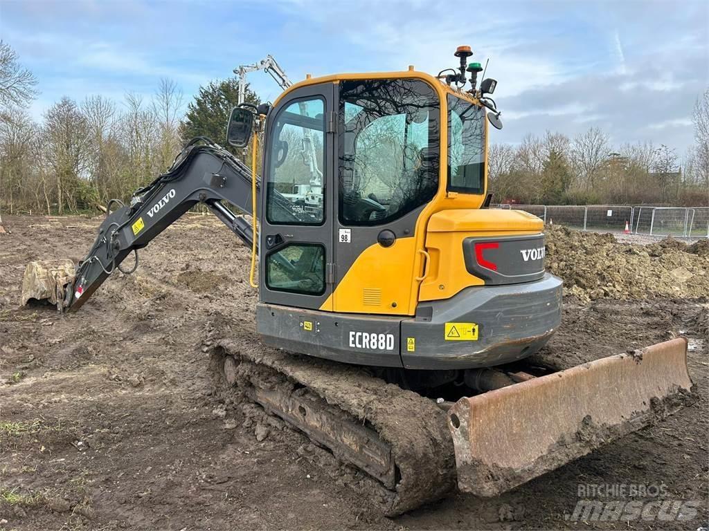 Volvo ECR88D Pásové rýpadlá