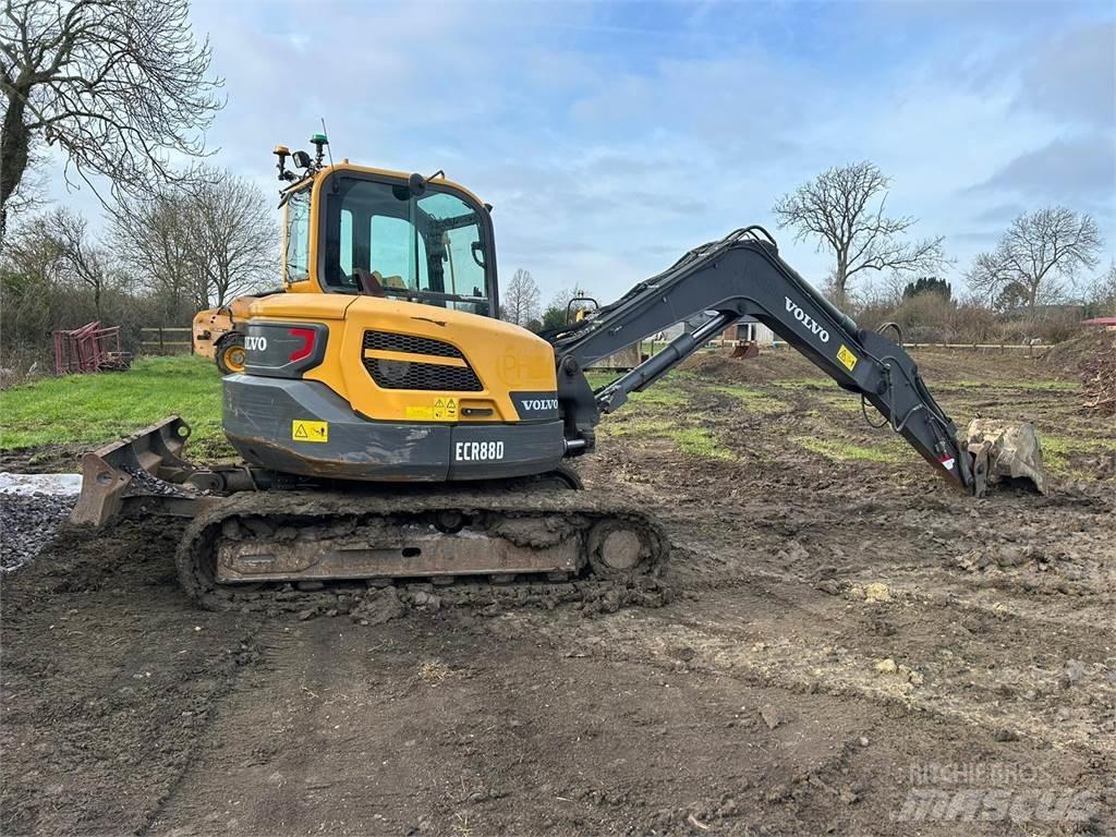 Volvo ECR88D Pásové rýpadlá
