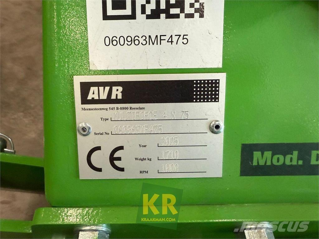 AVR MultiForce Riadkové kultivátory