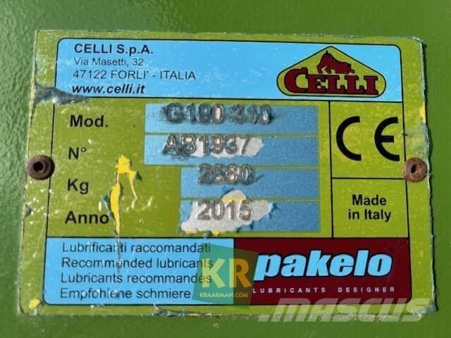 Celli Overig Rotačné brány a pôdne frézy