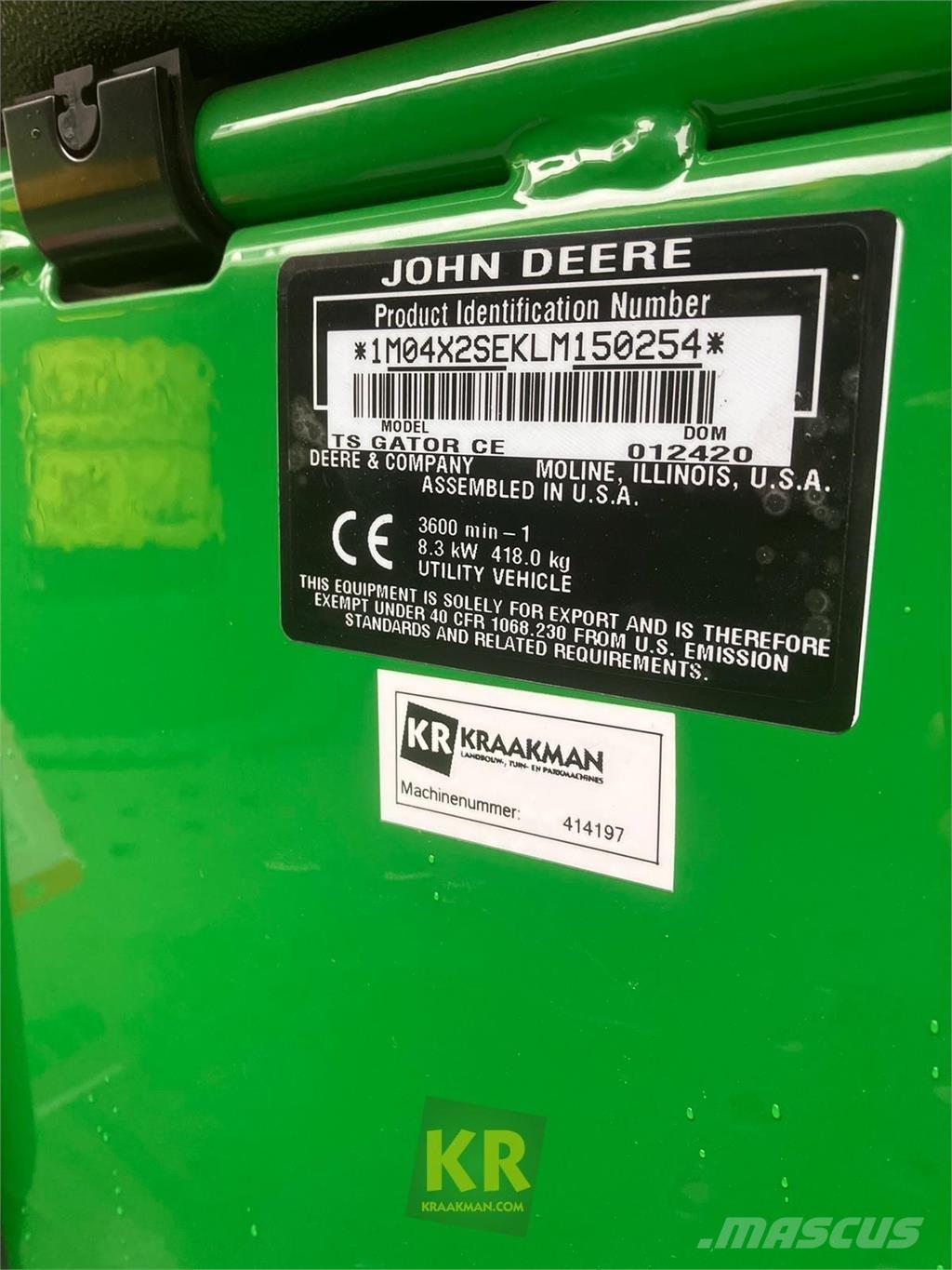 John Deere TS 4X2 Terénne vozidlá