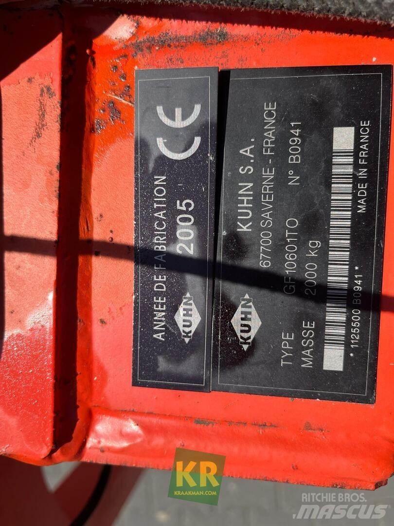 Kuhn GF 10601 Obracače a zhrabovače sena