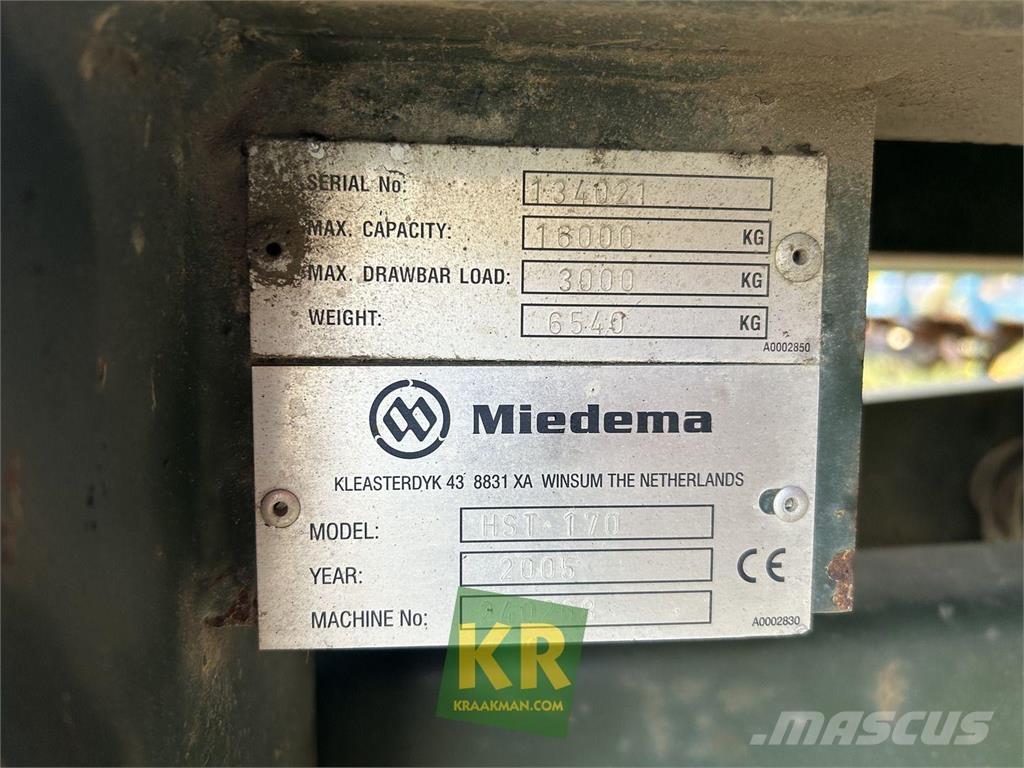 Miedema HST 170 Vyklápacie prívesy