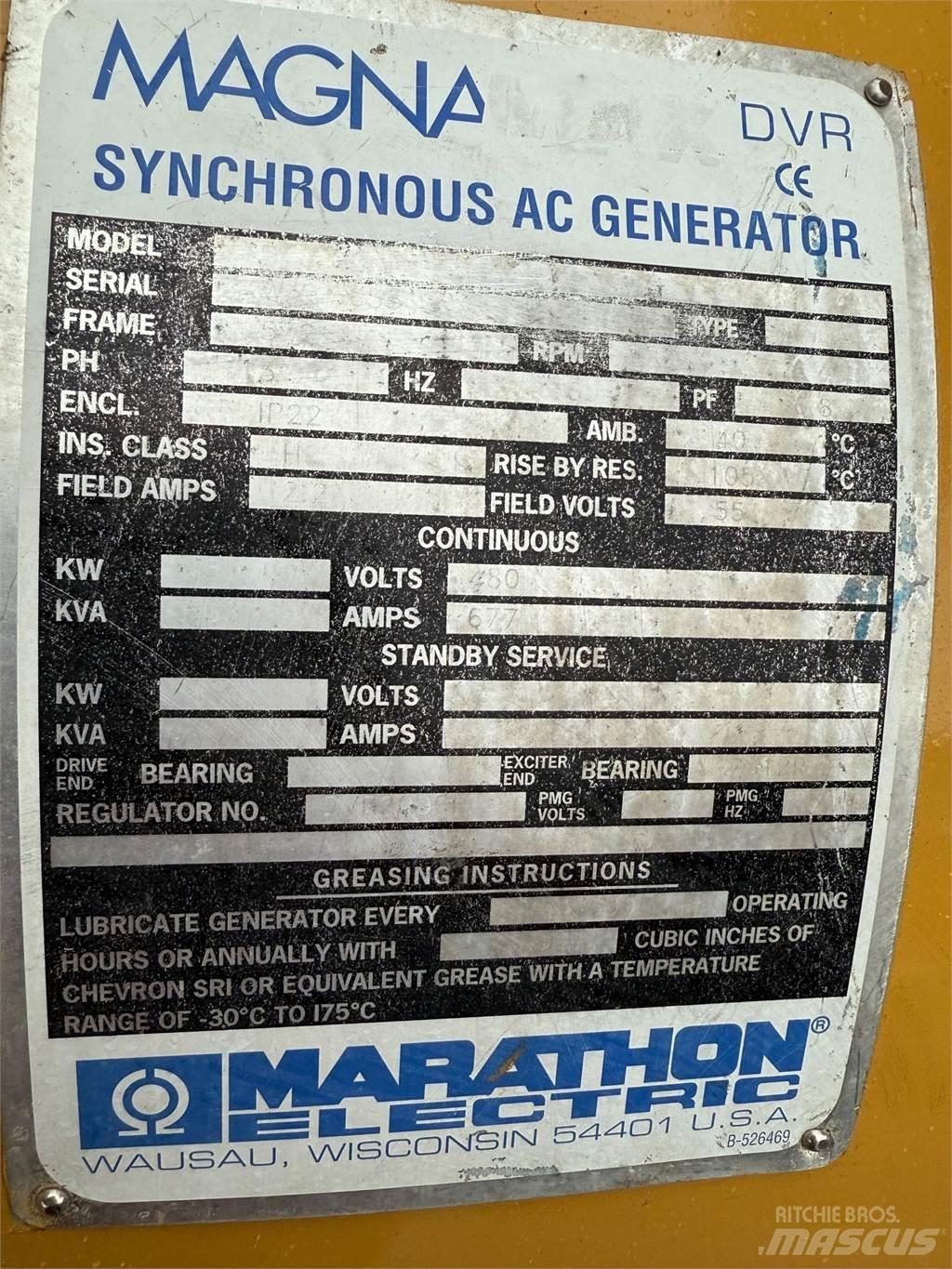CAT 455kW Naftové generátory