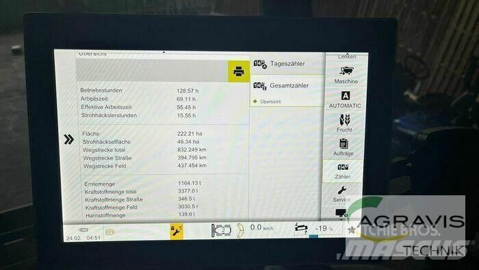 CLAAS LEXION 6700 Kombinované zberacie stroje