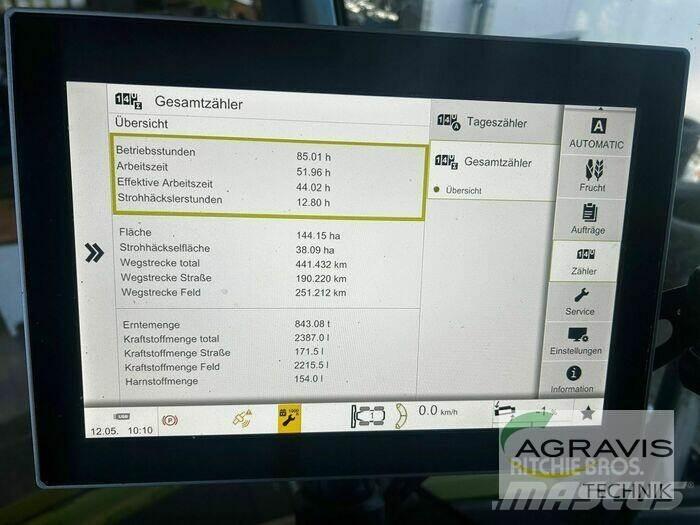 CLAAS TRION 650 Kombinované zberacie stroje