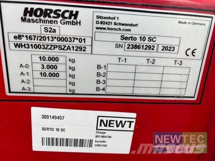 Horsch SERTO 10 SC Mechanické sejačky