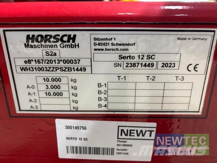 Horsch SERTO 12 SC Mechanické sejačky