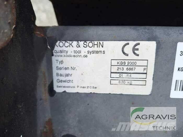 Kock KGS 2000 XL Ďalšie príslušenstvo traktorov