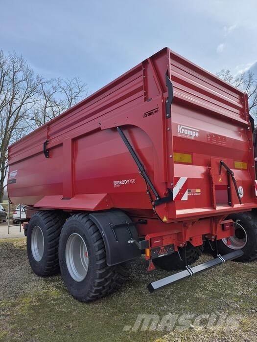 Krampe BIG BODY 750 Vyklápacie prívesy