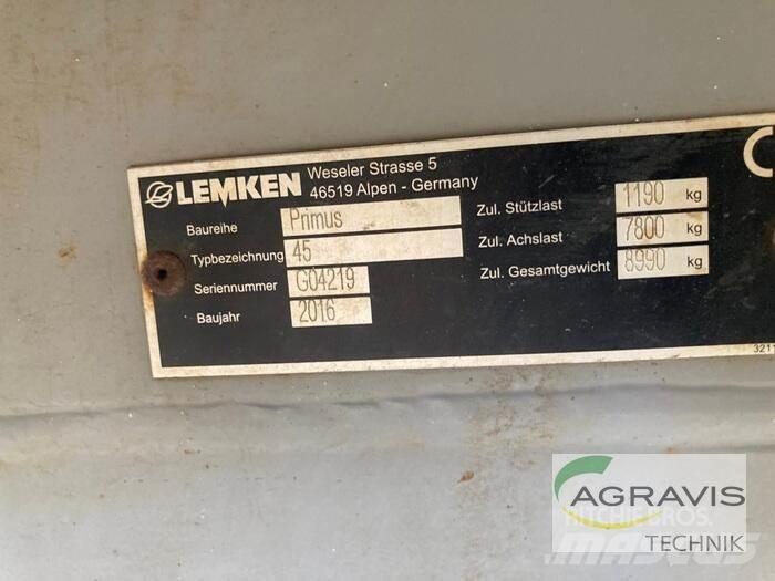 Lemken PRIMUS 45/27 Ťahané postrekovače