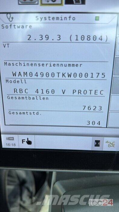 Massey Ferguson 4160 V Lisy na okrúhle balíky