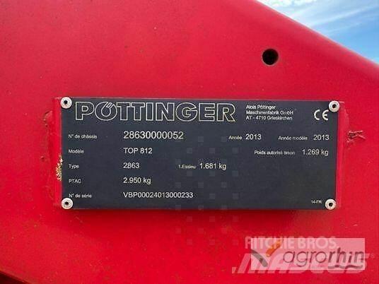 Pöttinger TOP 812 Obracače a zhrabovače sena