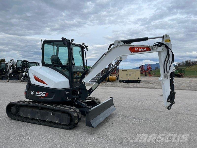 Bobcat E 55 Kolesové rýpadlá