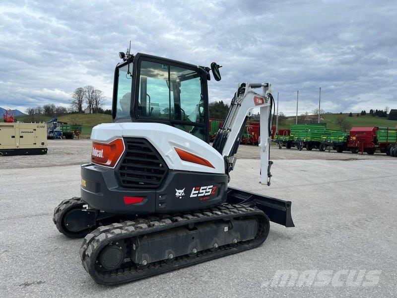 Bobcat E 55 Kolesové rýpadlá