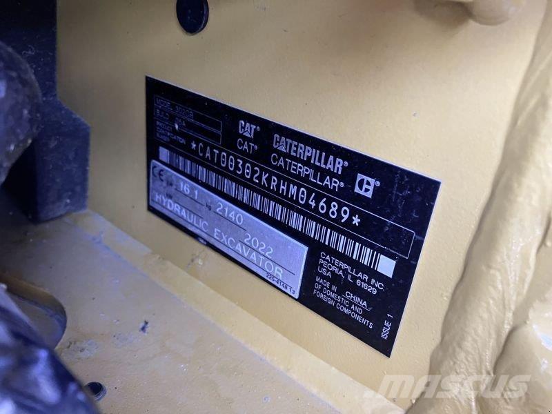 CAT 302CR-05A Kolesové rýpadlá