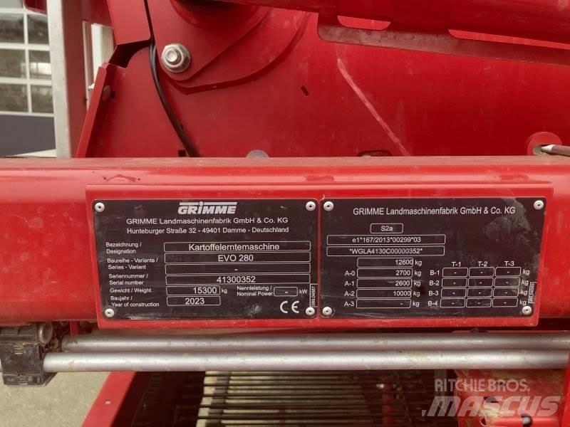 Grimme EVO 280 Zemiakové kombajny