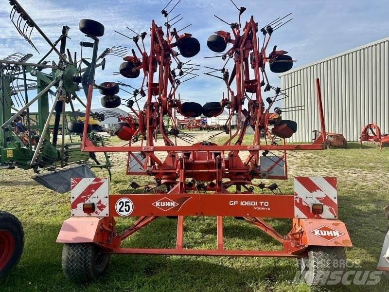 Kuhn GF 10601 Obracače a zhrabovače sena