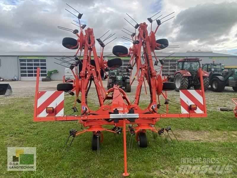 Kuhn GF 8700 Obracače a zhrabovače sena