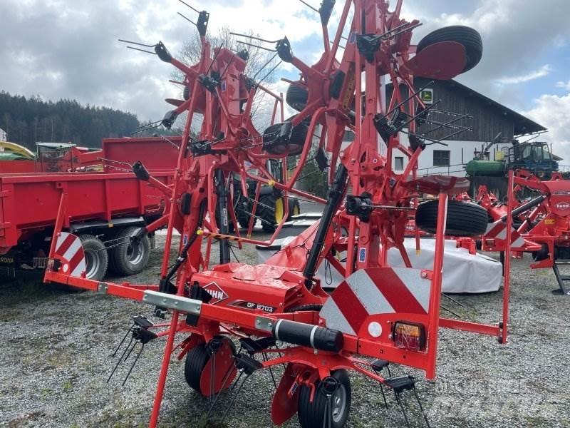Kuhn GF 8703 Obracače a zhrabovače sena