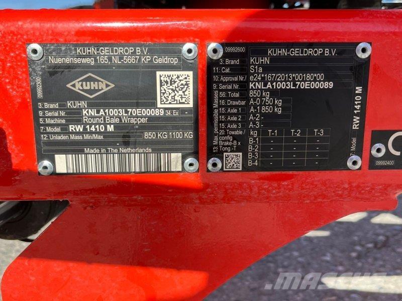 Kuhn RW 1410M Ovíjačky