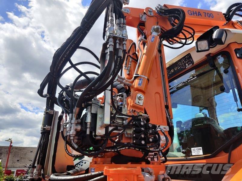 Mulag GHA 700 Kosačky namontované a ťahané