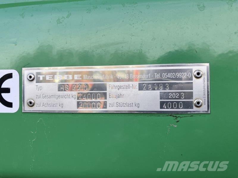 Tebbe HS 220 Rozmetadlá maštaľného hnoja