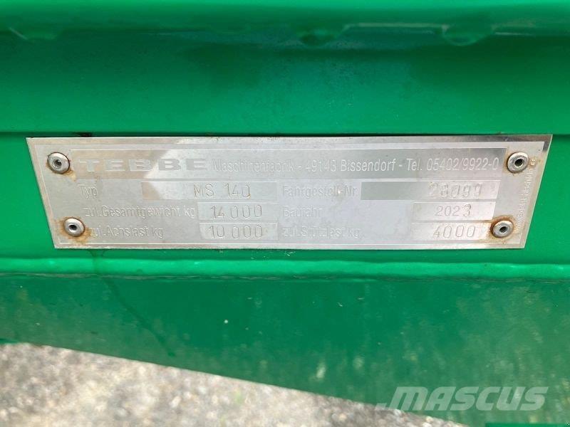 Tebbe MS 140 Rozmetadlá maštaľného hnoja