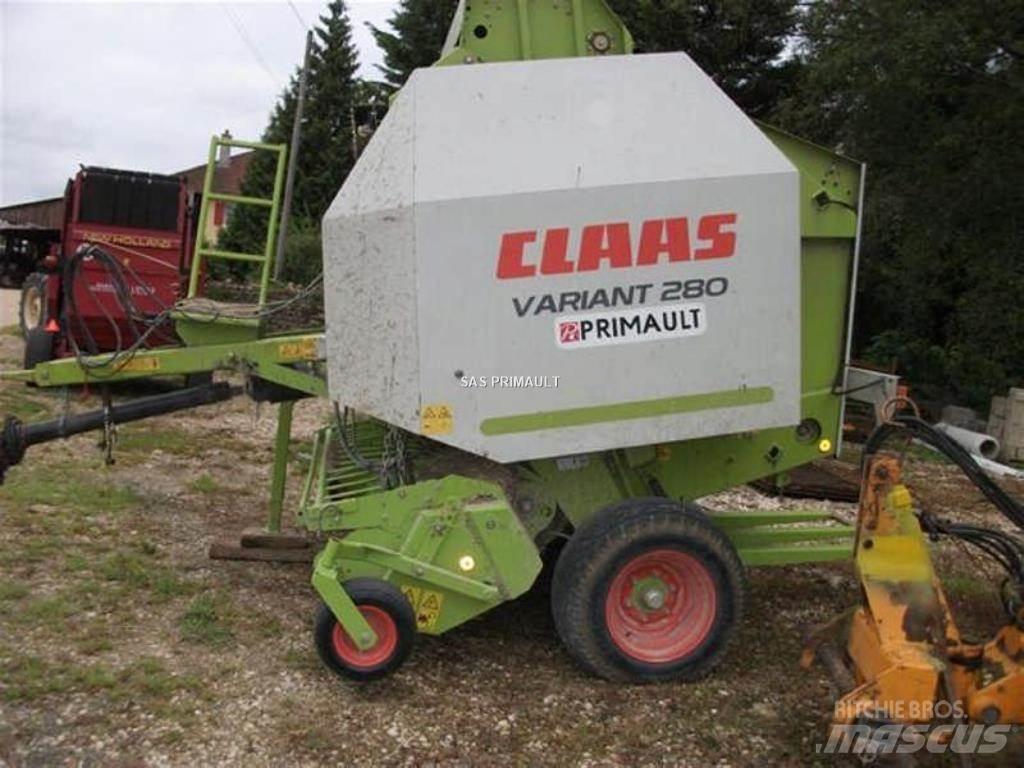 CLAAS VARIANT 280 Lisy na okrúhle balíky