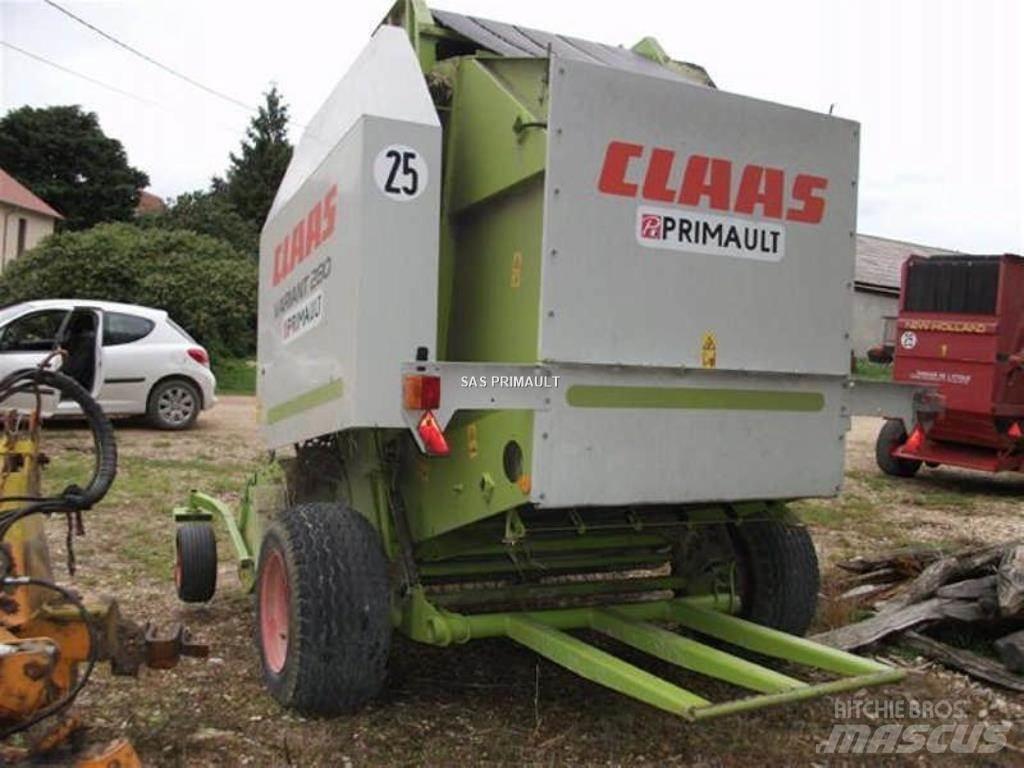 CLAAS VARIANT 280 Lisy na okrúhle balíky