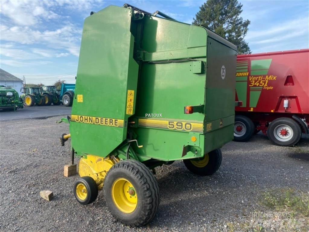 John Deere 590 Lisy na okrúhle balíky