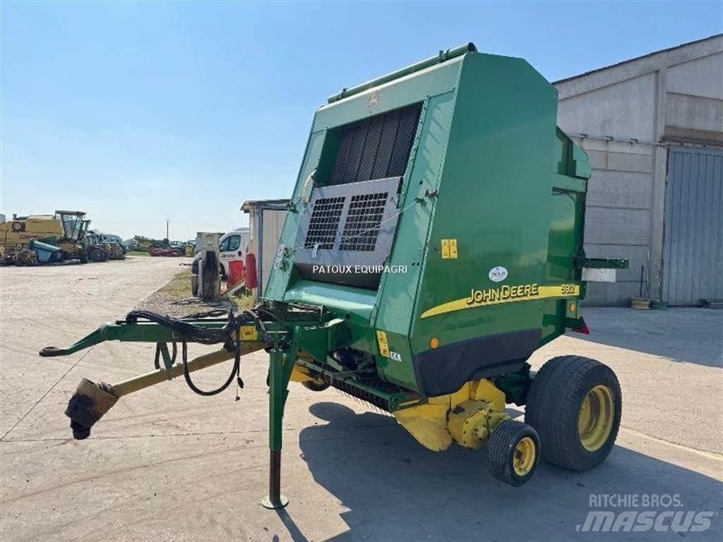 John Deere 592 Lisy na okrúhle balíky