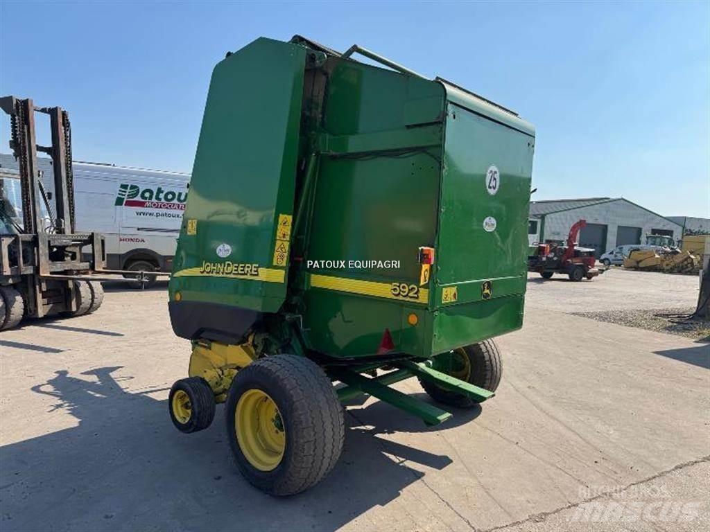 John Deere 592 Lisy na okrúhle balíky