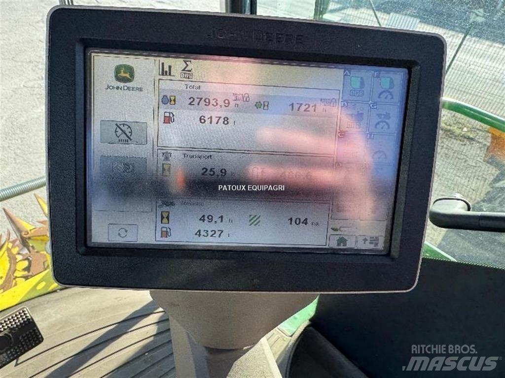 John Deere 8500 Žacie rezačky