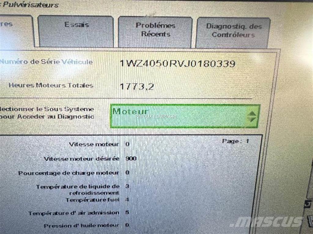 John Deere R4050I Ďalšie poľnohospodárske stroje