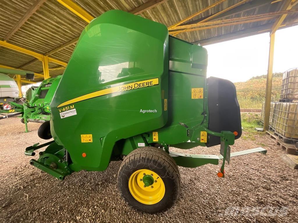 John Deere V451M Lisy na okrúhle balíky
