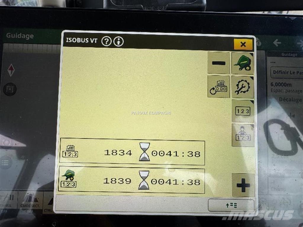 John Deere V461R Lisy na okrúhle balíky