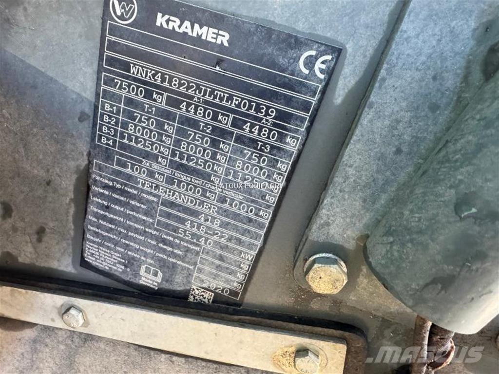 Kramer KT276 Teleskopické nakladače pre poľnohospodárstvo