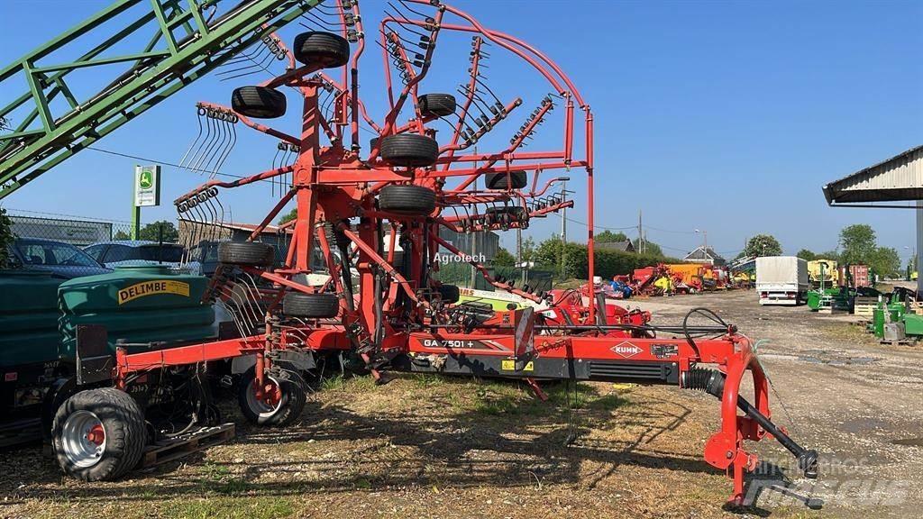 Kuhn GA 7501 Obracače a zhrabovače sena