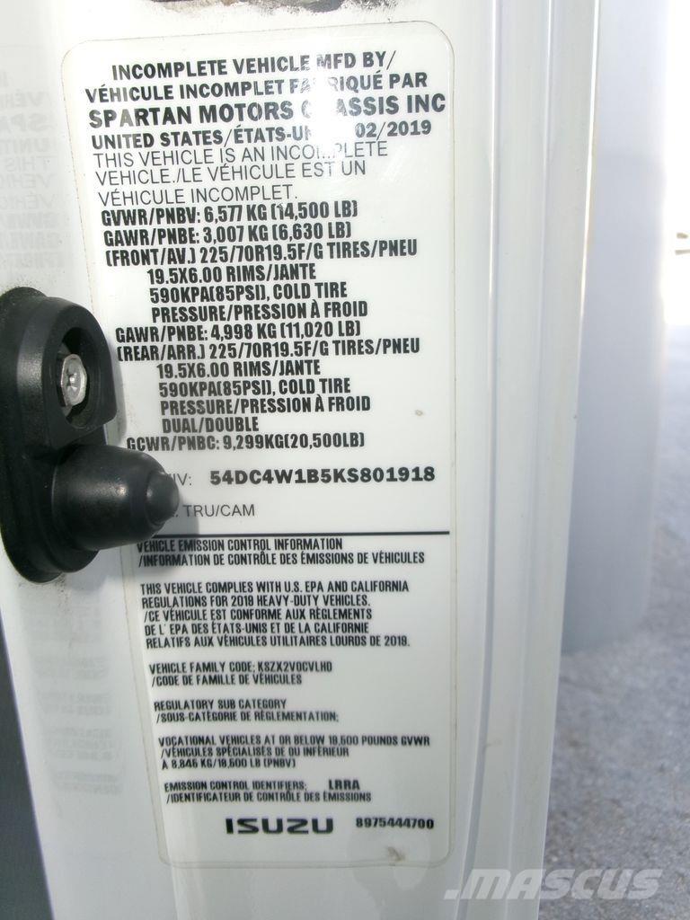 Isuzu NPR Skriňová nadstavba