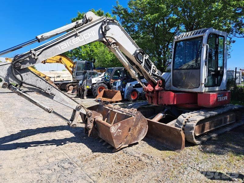 Takeuchi TB80FR Mini rýpadlá < 7t