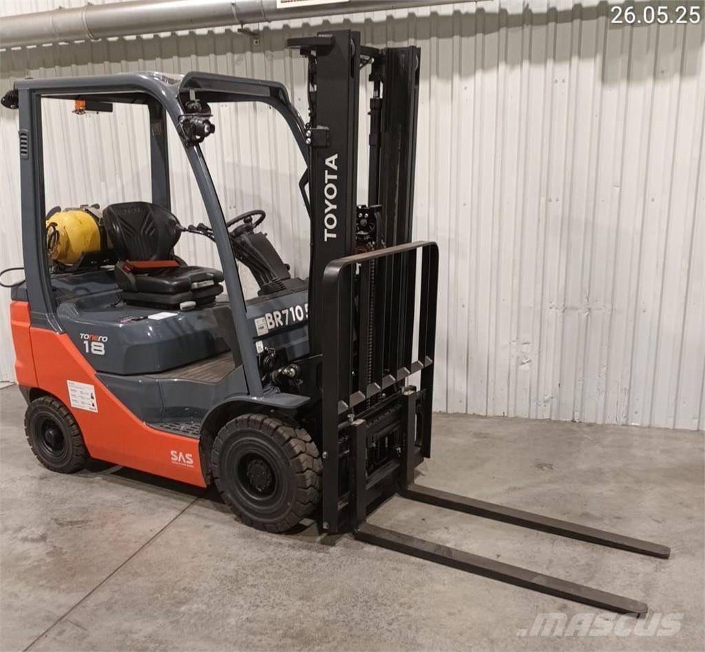 Toyota 02-8FGF18 LPG vozíky