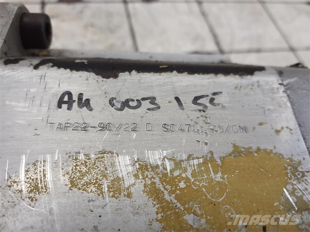  Dual gear pump Diely a zariadenia žeriavov