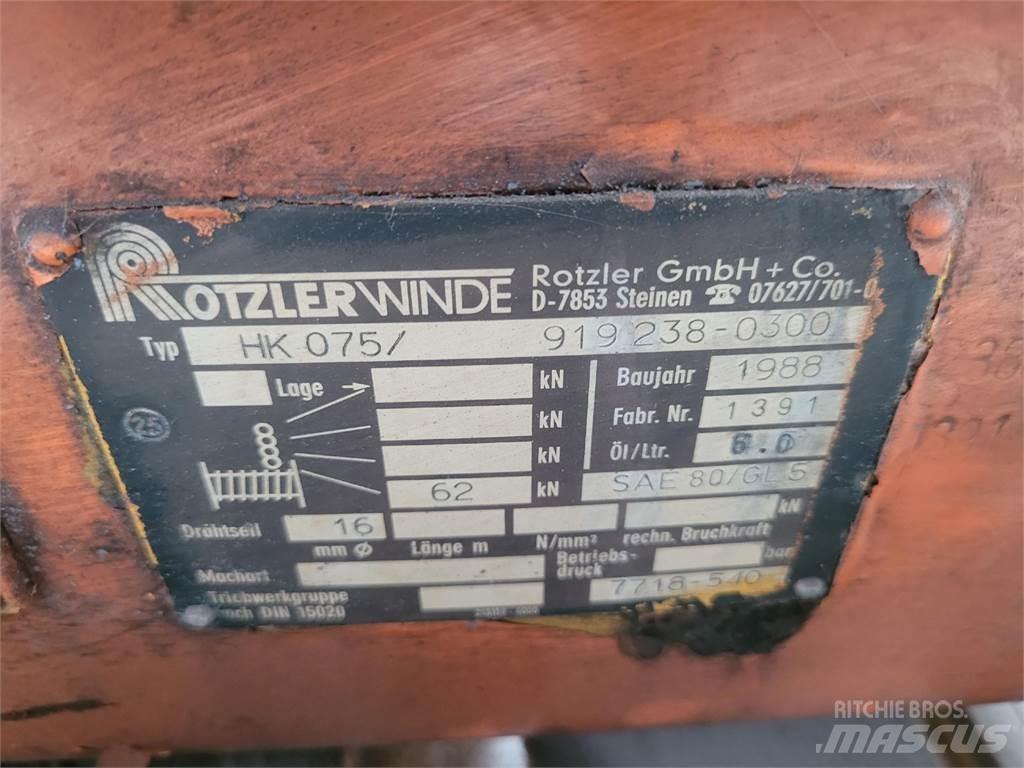 Faun RTF 50 winch Diely a zariadenia žeriavov