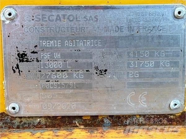Secatol PSE VH Príslušenstvo betonárskych strojov a zariadení