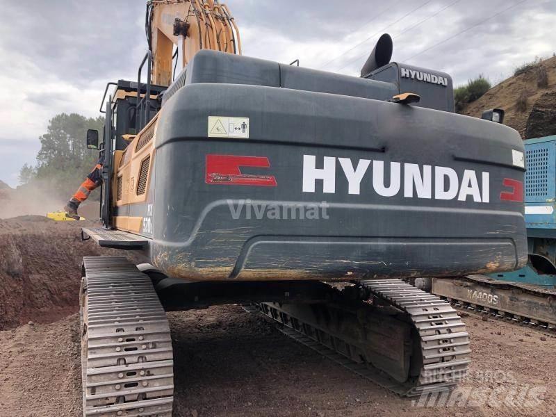 Hyundai HX520L Pásové rýpadlá