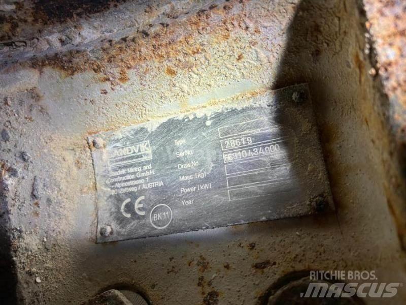 Sandvik MA720 Ďalšie komponenty