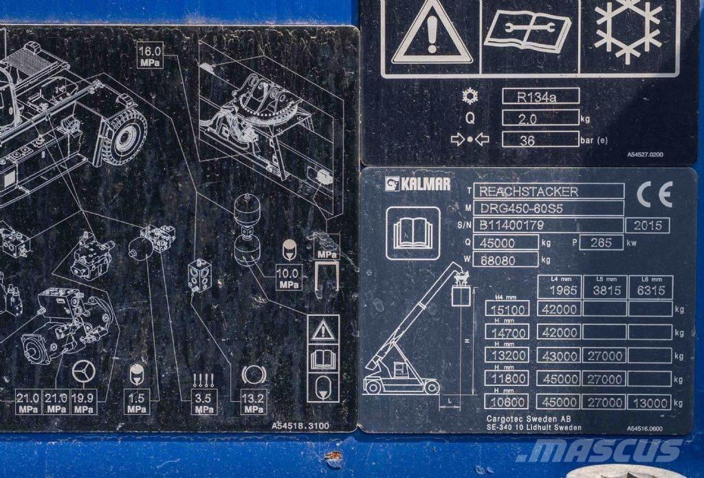 Kalmar DRG450-60S5 Prekladače kontajnerov