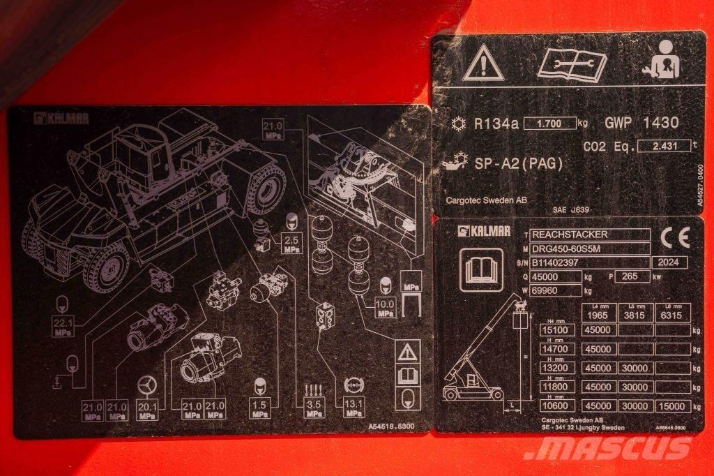 Kalmar DRG450-60S5M Prekladače kontajnerov